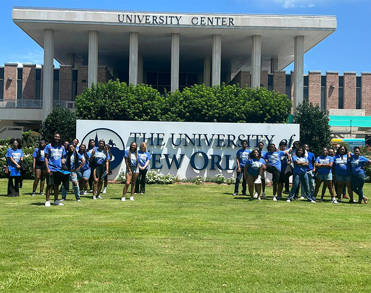 Upward Bound students visit New Orleans