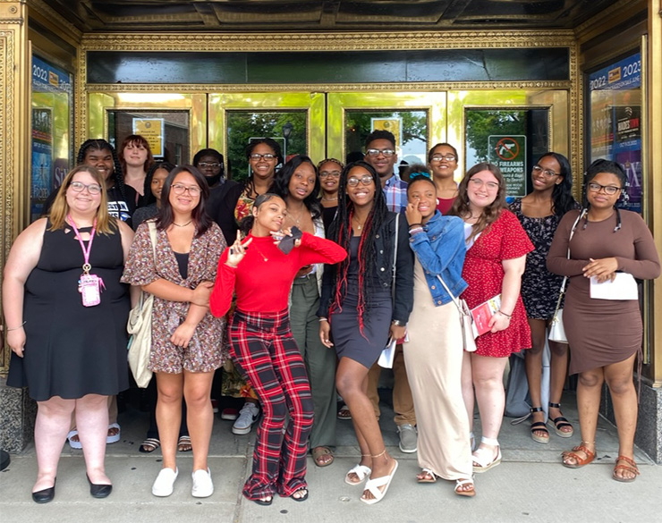 Upward Bound Tri-State at the Fabulous Fox theatre in St. Louis after watching the Lion King