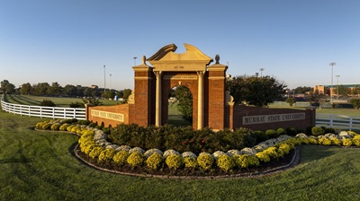 A photo of Murray State's campus. 