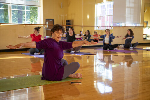 Yoga class